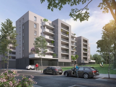 Programme neuf Terrasses du Parc : Appartements Neufs Montpellier : Mosson référence 4509