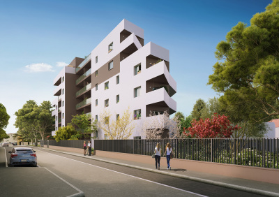 Programme neuf Villa Agathe : Appartements Neufs Montpellier : Celleneuve référence 6436