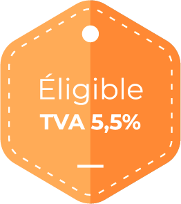 Éligible à la TVA réduite à 5,5%