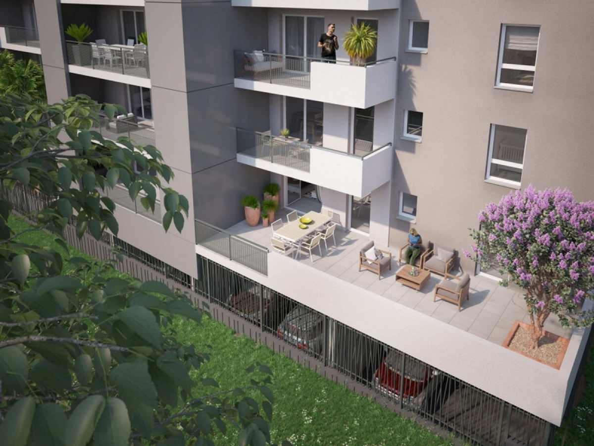 Programme neuf Terrasses du Parc : Appartements neufs à Mosson référence 4509, aperçu n°1