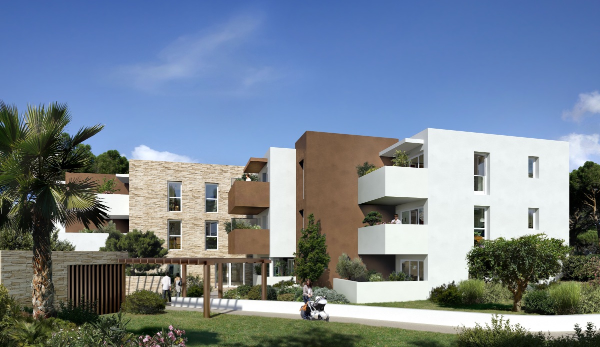 Programme neuf Villa des Grèzes : Appartements neufs à La Martelle référence 4551, aperçu n°2