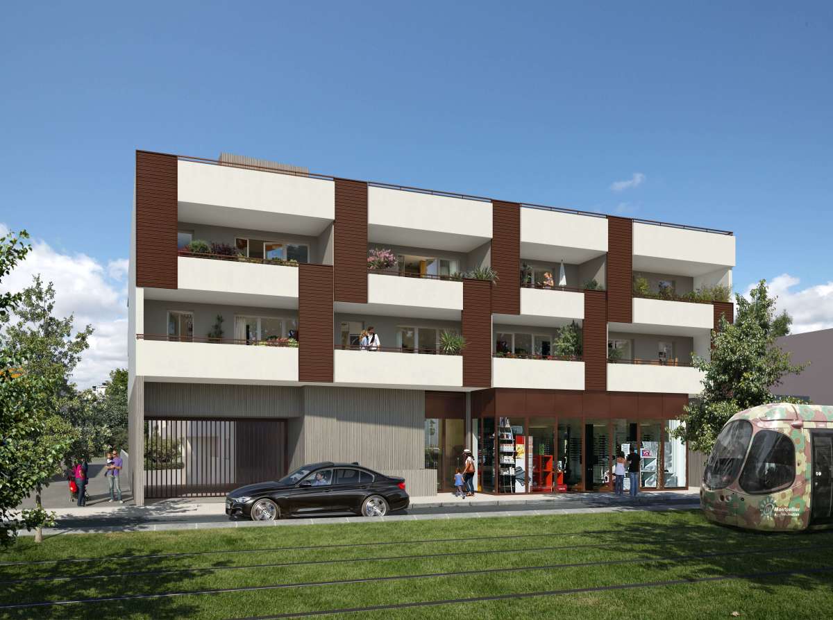 Programme neuf Clos Castel : Appartements neufs à Castelnau-le-Lez référence 4553, aperçu n°0