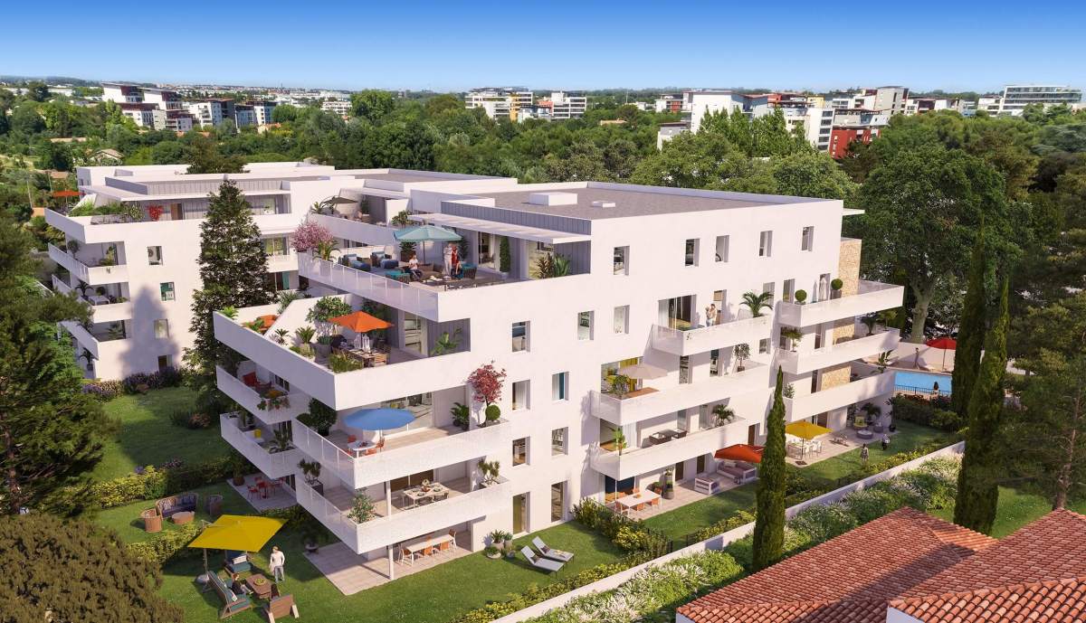 Programme neuf Domaine d'antonin : Appartements neufs à Port marianne référence 4559, aperçu n°0