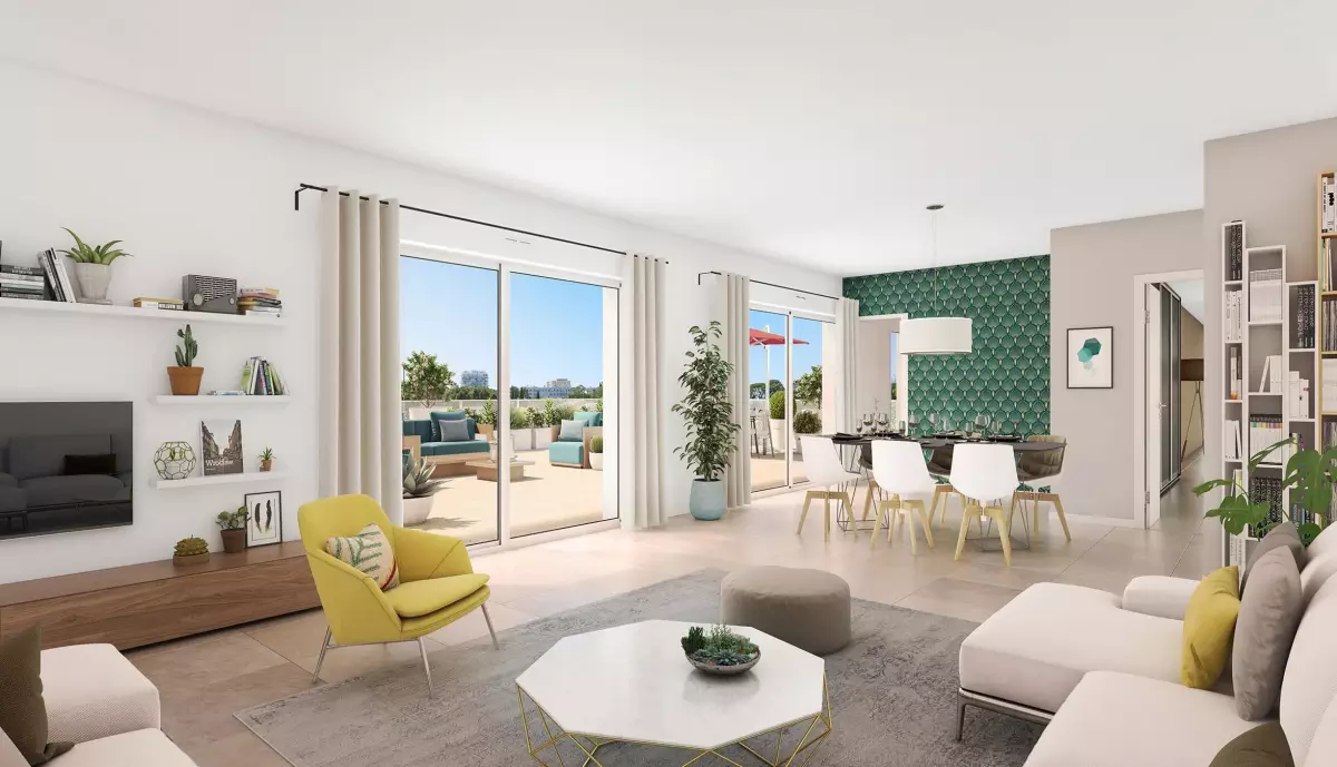 Programme neuf Domaine d'antonin : Appartements neufs à Port marianne référence 4559, aperçu n°1