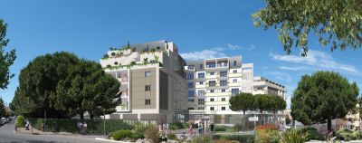 Programme neuf Balcons de montcalm : Résidence senior Montpellier : Figuerolles référence 4560