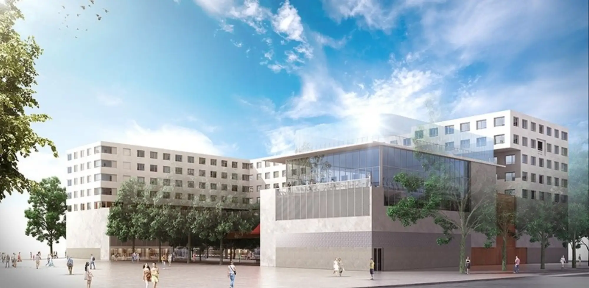 Résidence étudiante sur le campus de la cité créative