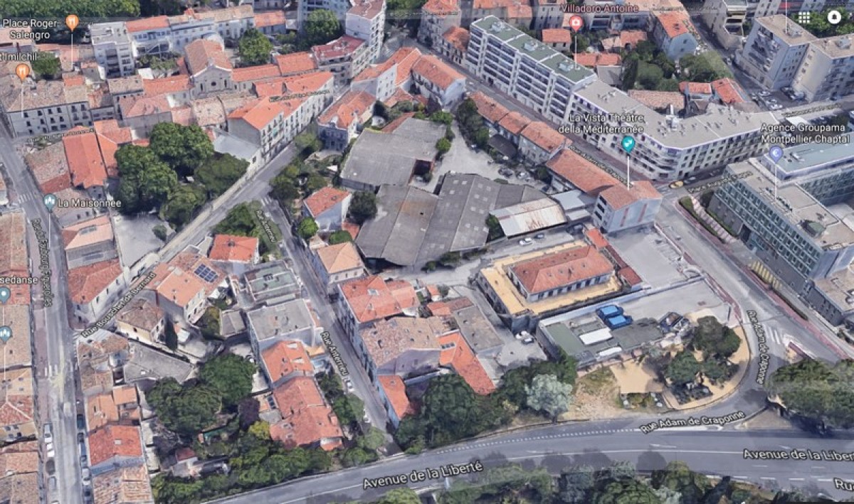 L'îlot dit Vergnes, celui concerné par le projet résidentiel Montpellier