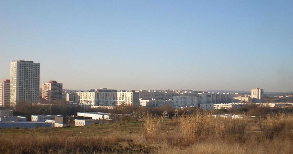 Vue sur le quartier de la Paillade