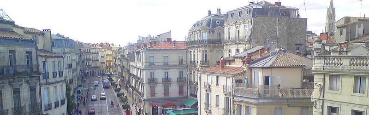 Boulevard du Jeu de Paume, depuis les Halles Laissac