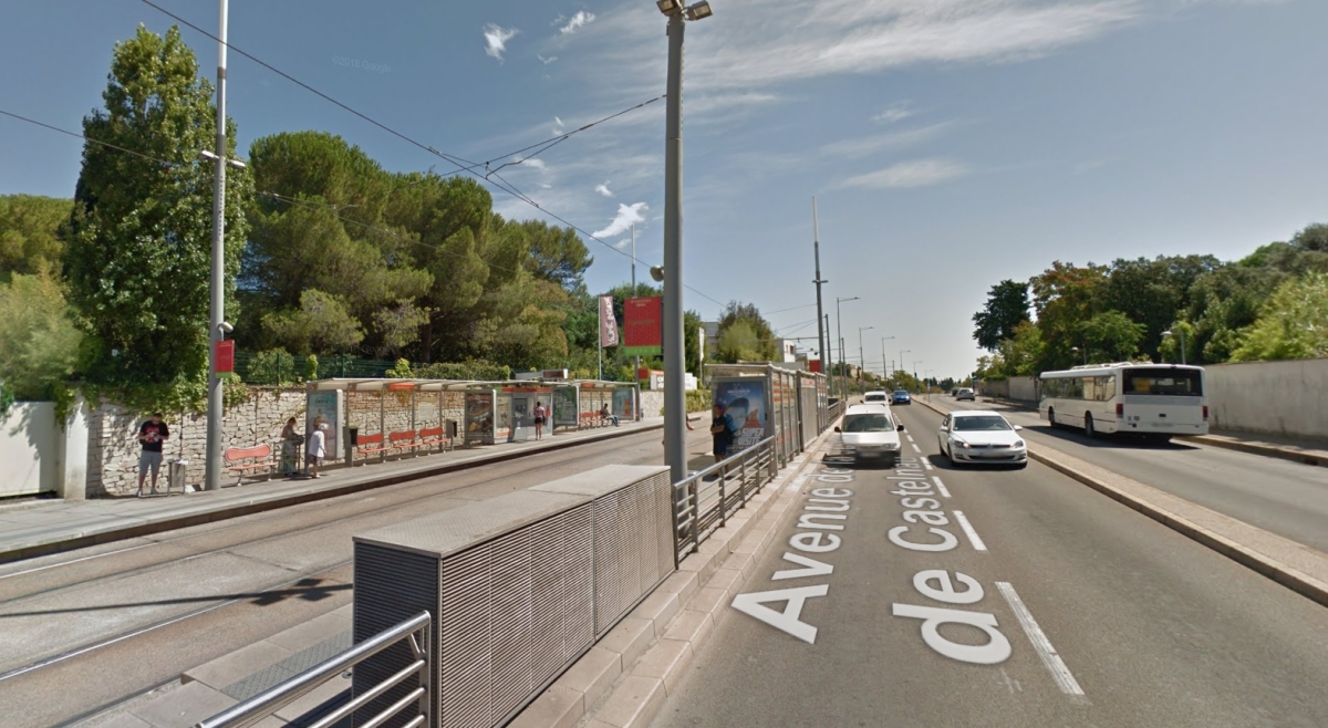 Une station de tramway à Aiguelongue