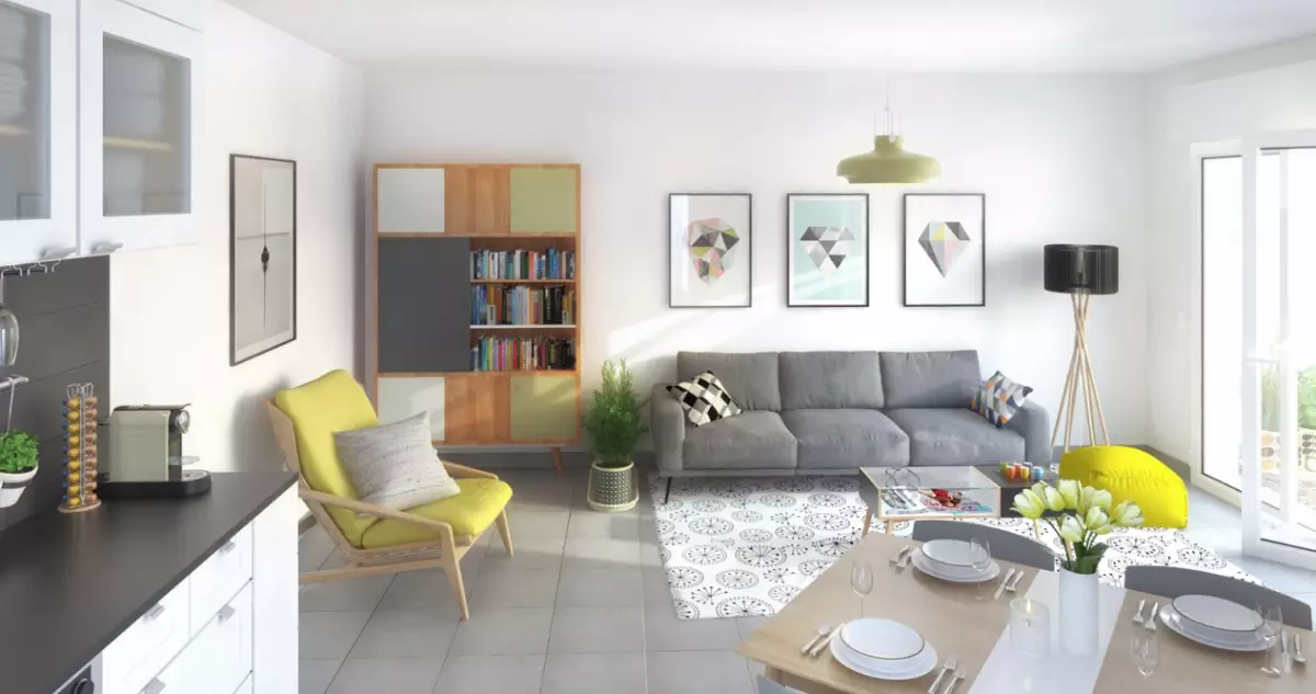 Programme neuf Nouvel'R III : Appartements neufs à Près d'Arènes référence 4591, aperçu n°1