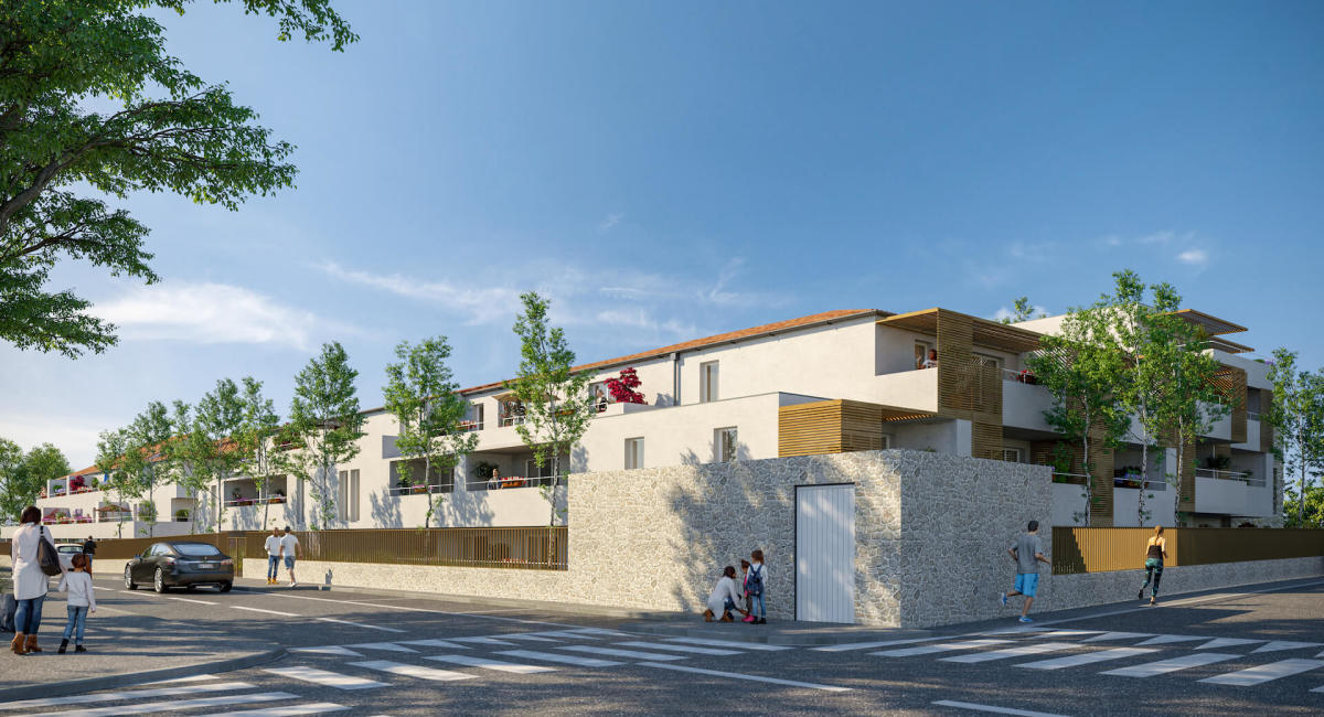 Programme neuf Soléa : Appartements neufs à Vendargues référence 4633, aperçu n°2