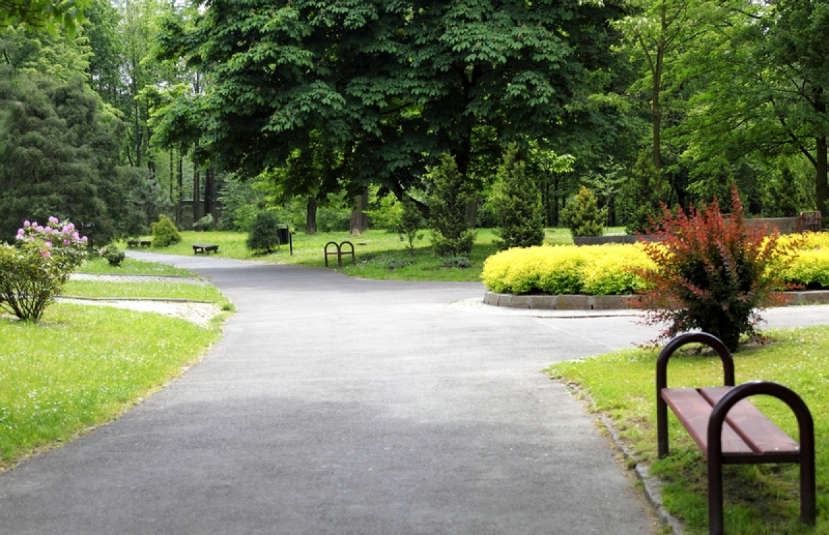 Parc arboré paisible en centre-ville