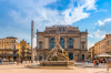 L'opéra et la fontaine des 3 Grâces, Place de la Comédie à Montpellier