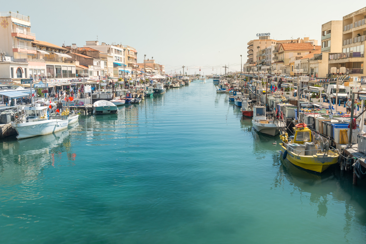 Le canal de Palavas les Flots