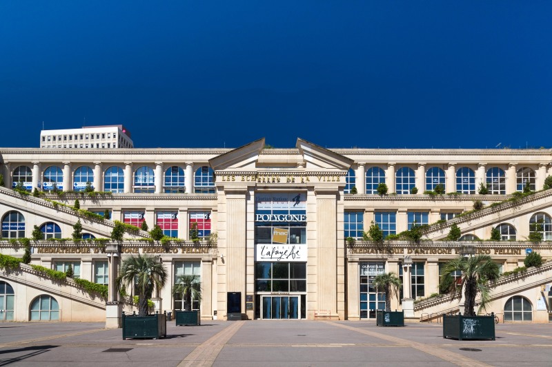 Le centre commercial Polygone à Montpellier