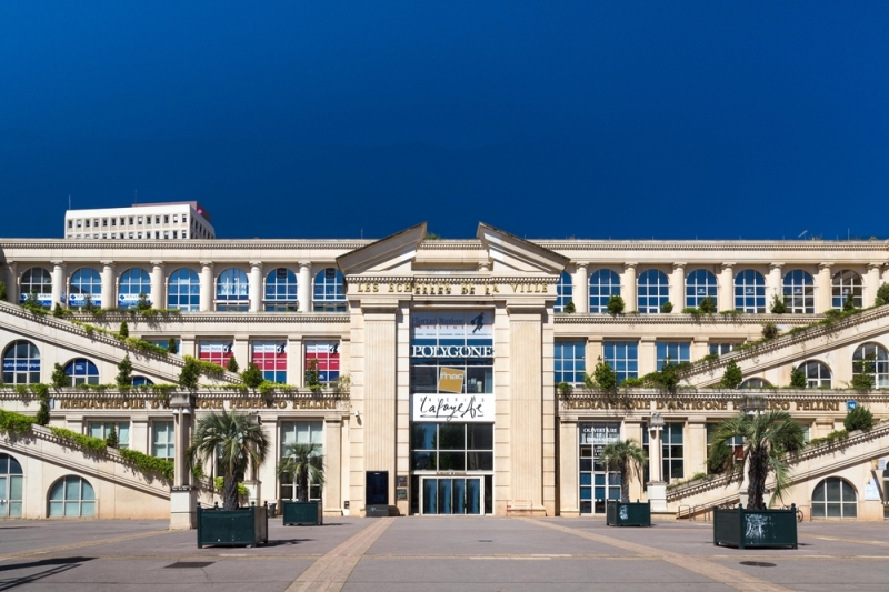 Le centre commercial Polygone Lafayette à Montpellier