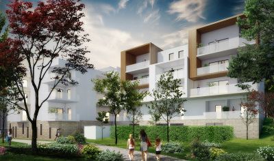 Programme neuf Jardins Brennus : Appartements Neufs Montpellier : Pas du loup référence 5126
