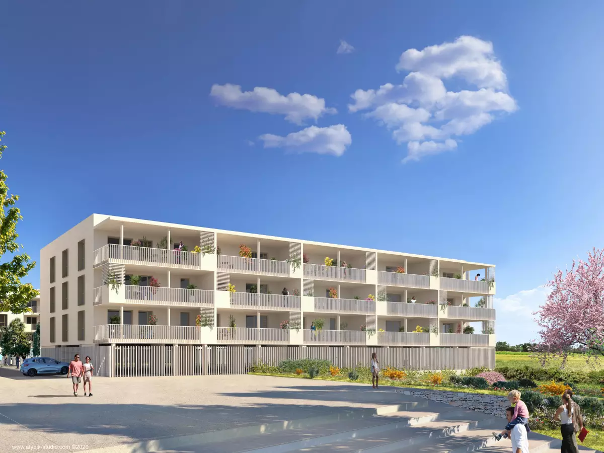 Programme neuf Paseo : Appartements neufs à Mauguio référence 5134, aperçu n°2