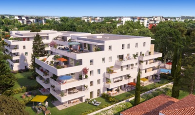 Programme neuf Domaine d'Antonin : Appartements Neufs Montpellier : Port marianne référence 5288