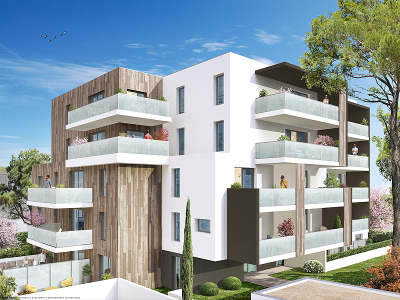 Programme neuf En Vogue : Appartements Neufs Montpellier : Aiguelongue référence 5144