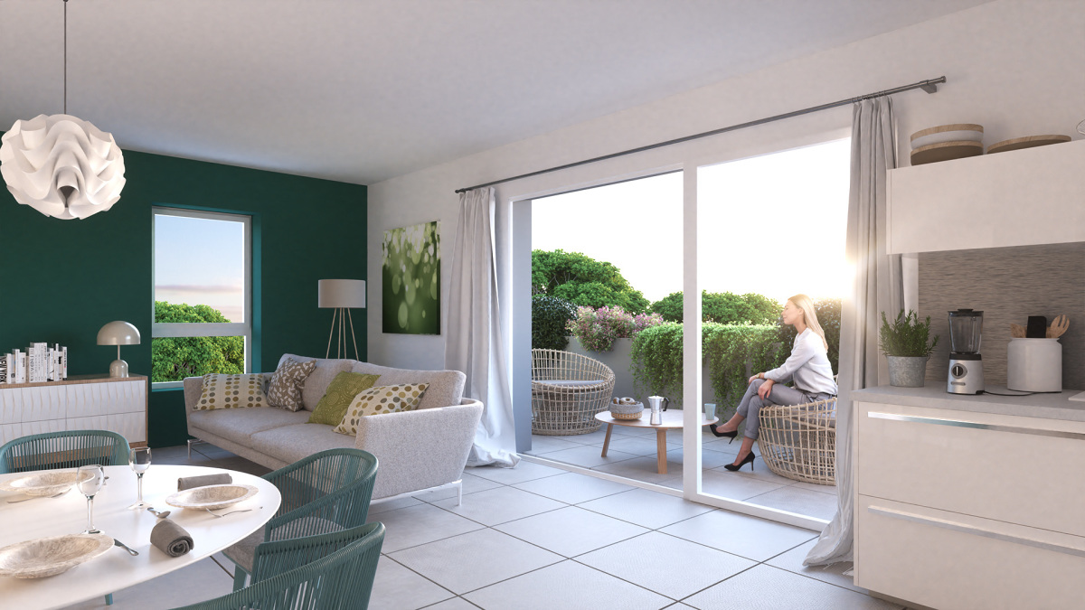 Programme neuf Lodge Emeraude : Appartements neufs à Lemasson référence 5202, aperçu n°1