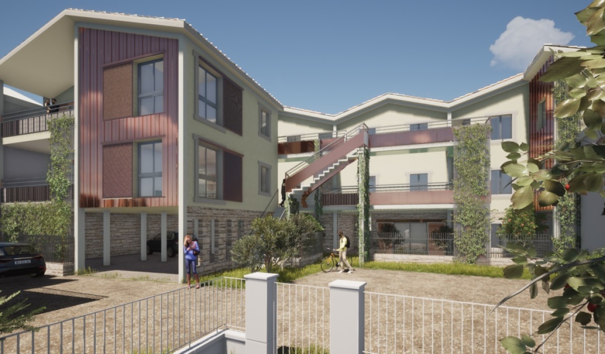 Programme neuf Clos Sainte Agathe : Appartements neufs à Valergues référence 5484, aperçu n°6