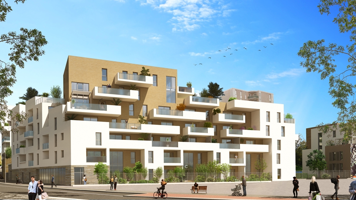 Programme neuf Urban Essence : Appartements neufs à La Pompignane référence 5544, aperçu n°3