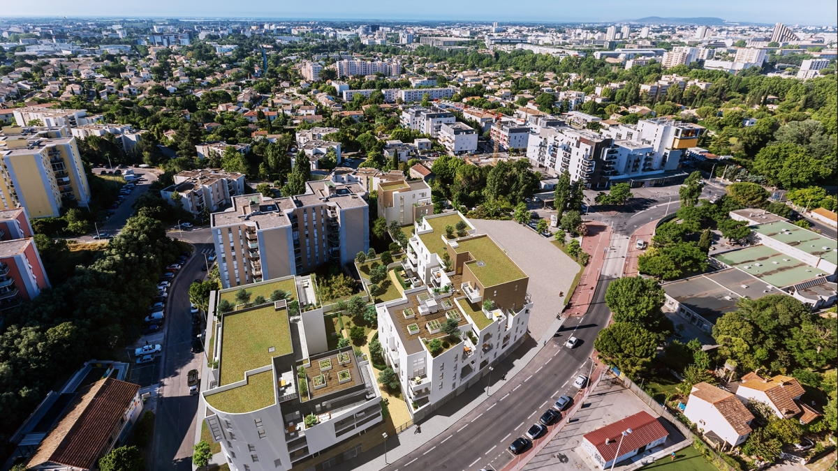 Programme neuf Urban Essence : Appartements neufs à La Pompignane référence 5544, aperçu n°6