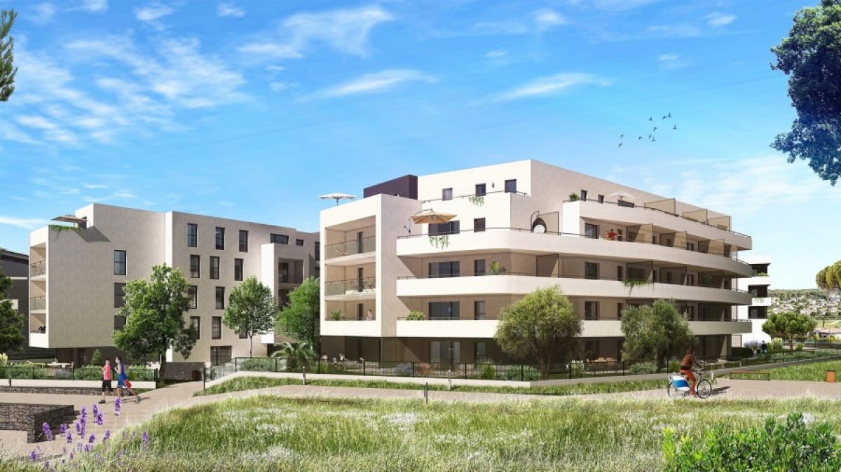 vue sur la résidence Oxalis à Juvignac Oceanis Immobilier – Résidence Oxalis dans la commune de Juvignac