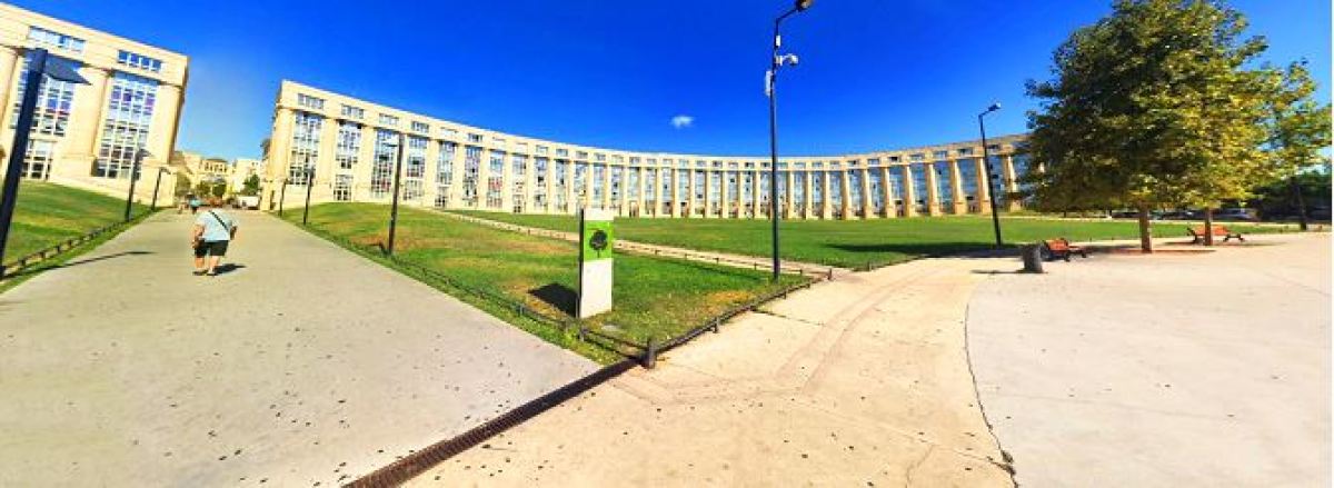 L’esplanade de l’Europe à Montpellier