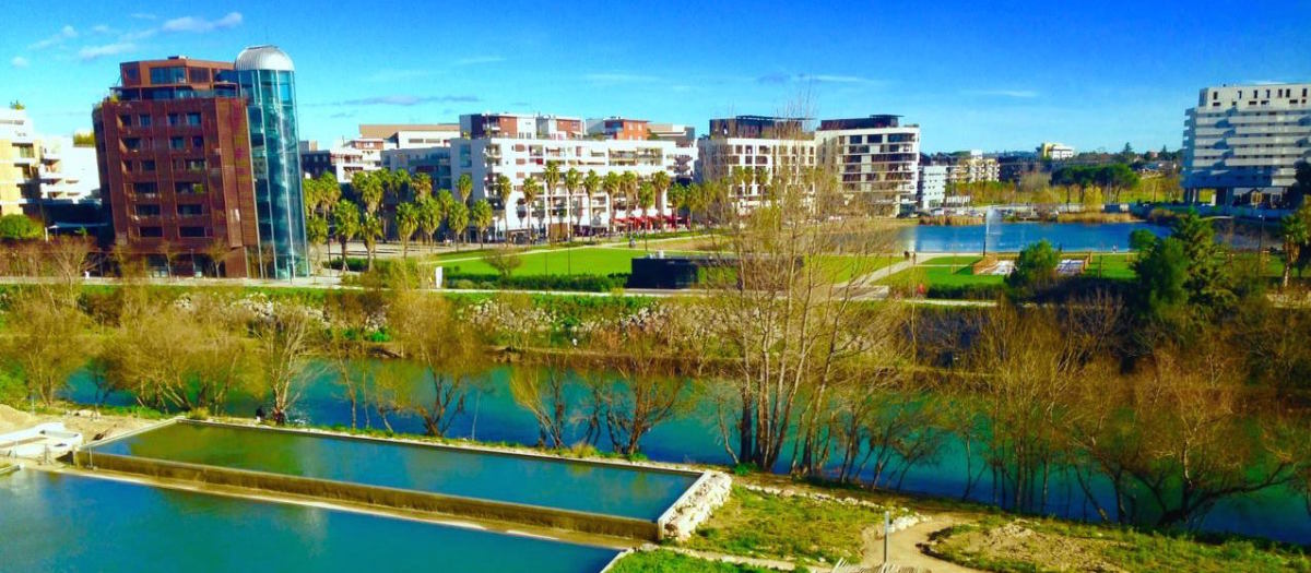 Port Marianne, non loin de la ZAC République à Montpellier 