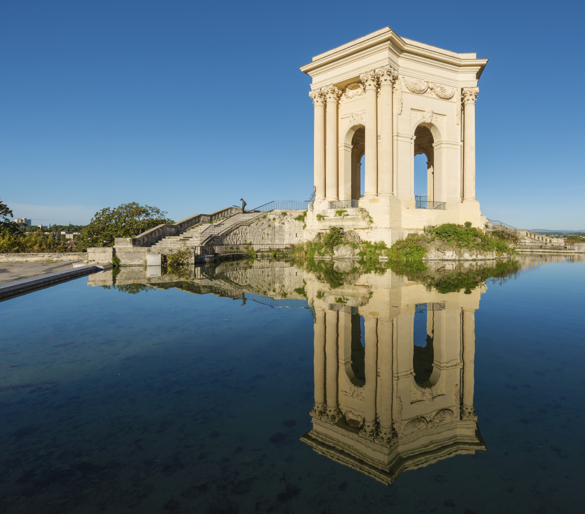 Toute l'histoire de Montpellier Château d’eau du Peyrou à Montpellier
