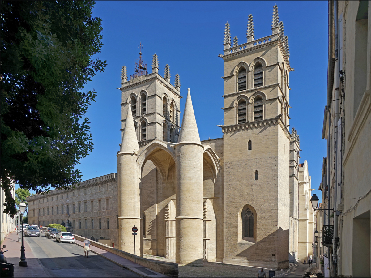 Architecture et urbanisme à Montpellier - La basilique de la cathédrale Saint-Pierre