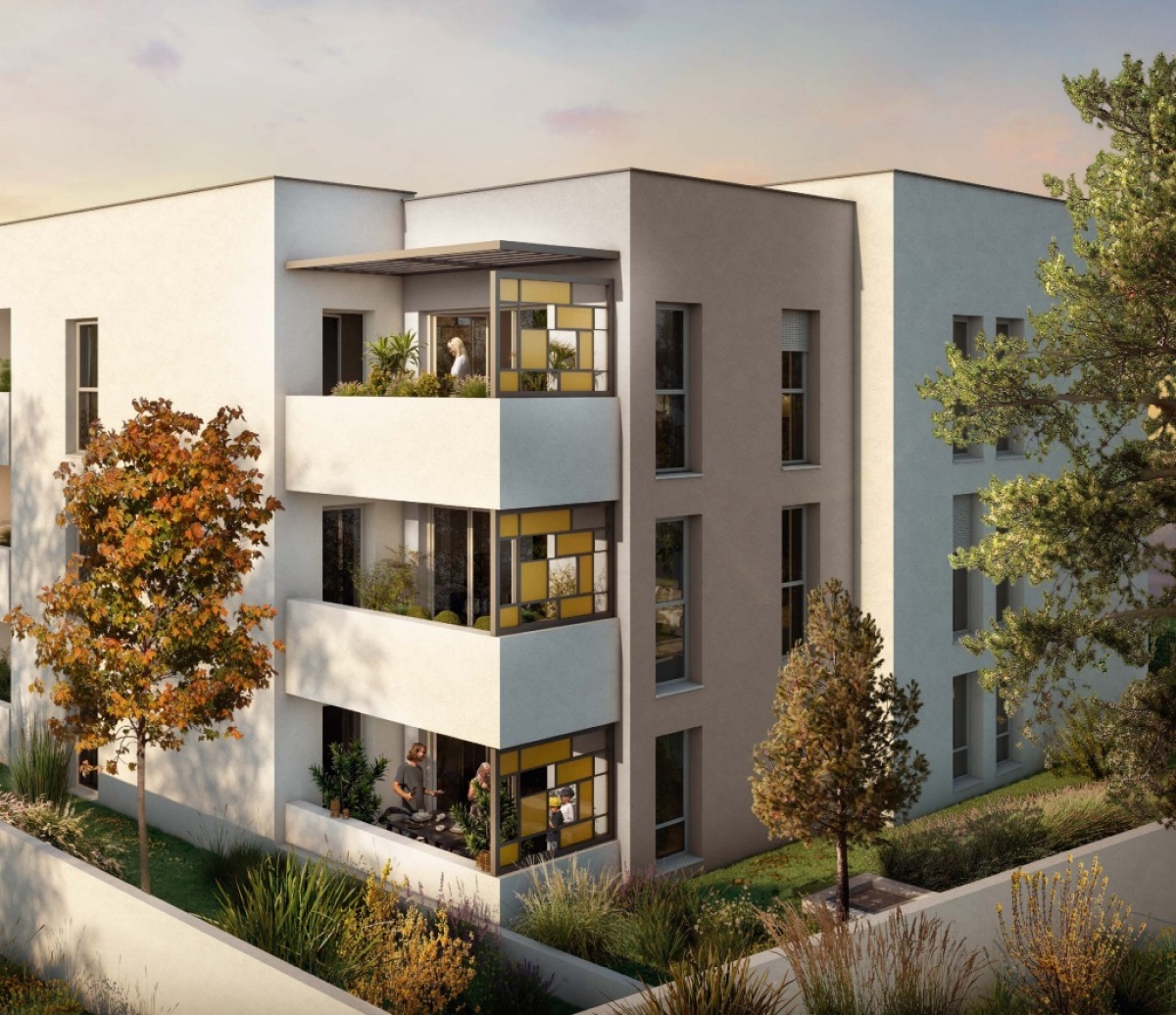 Programme neuf Terres de Cazes : Appartements neufs à Castelnau-le-Lez référence 5810, aperçu n°2