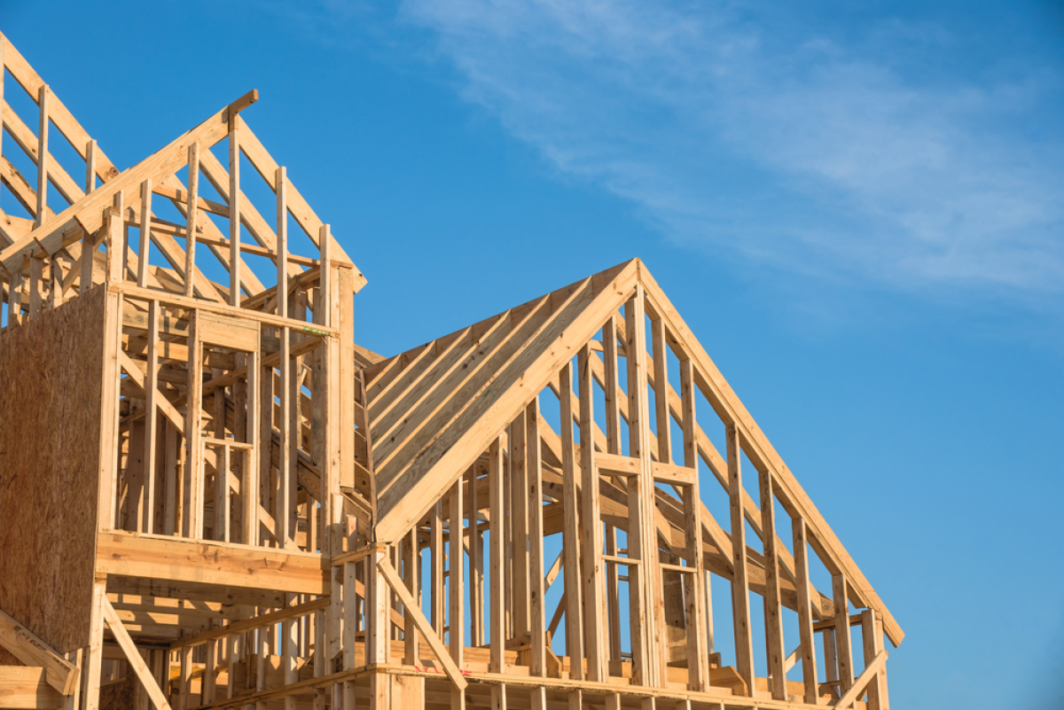 Collège Port Marianne – chantier en construction en bois