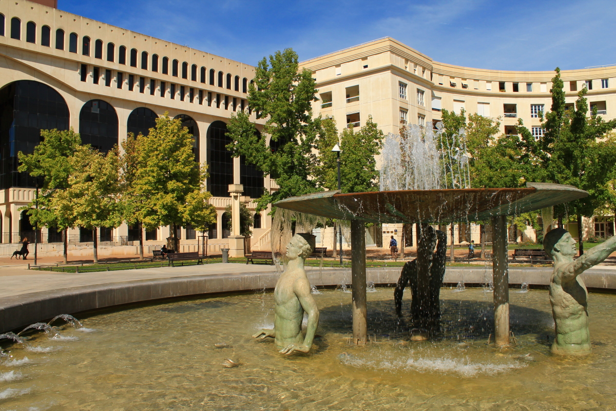 quartier antigone montpellier – place de thessalie