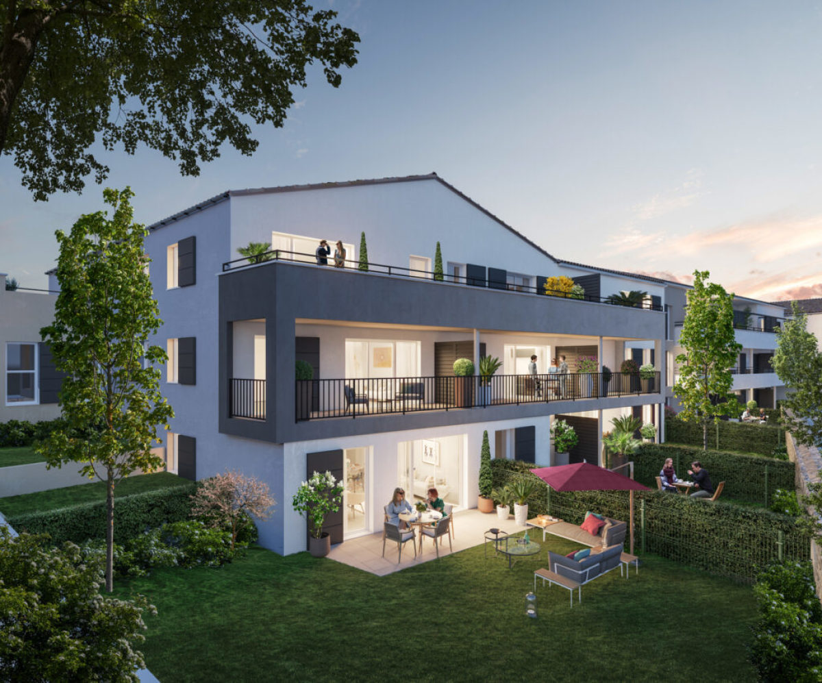 Programme neuf Esprit Village : Appartements neufs à Vendargues référence 6077, aperçu n°2