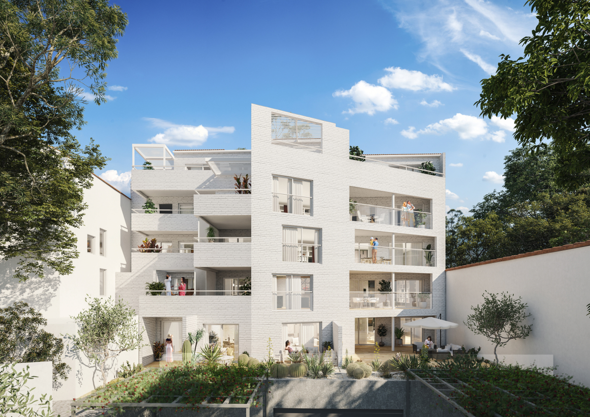 Programme neuf Jardins d'Isabelle : Appartements neufs à Gambetta référence 6115, aperçu n°0