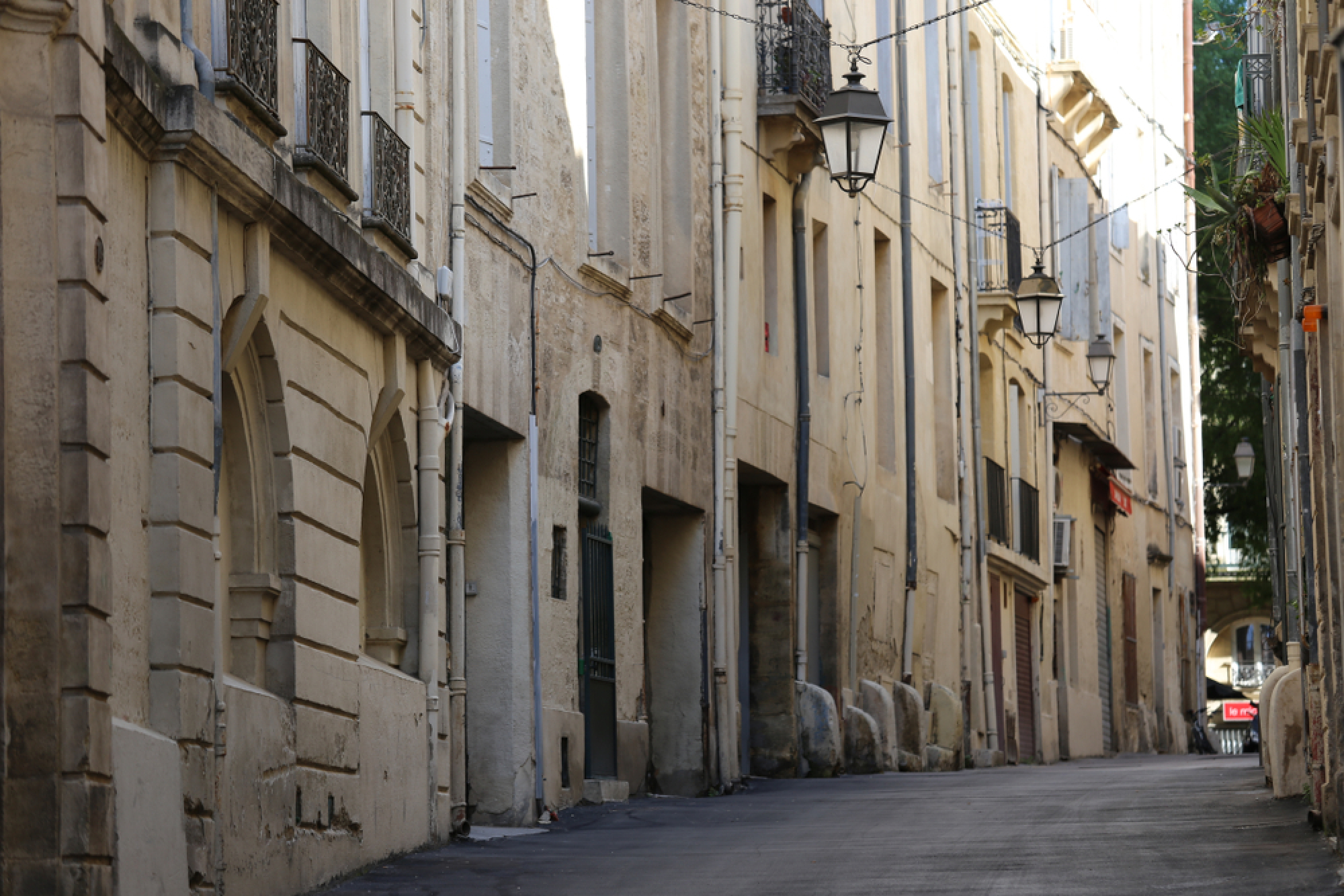 Rue dans le centre historique de Montpellier