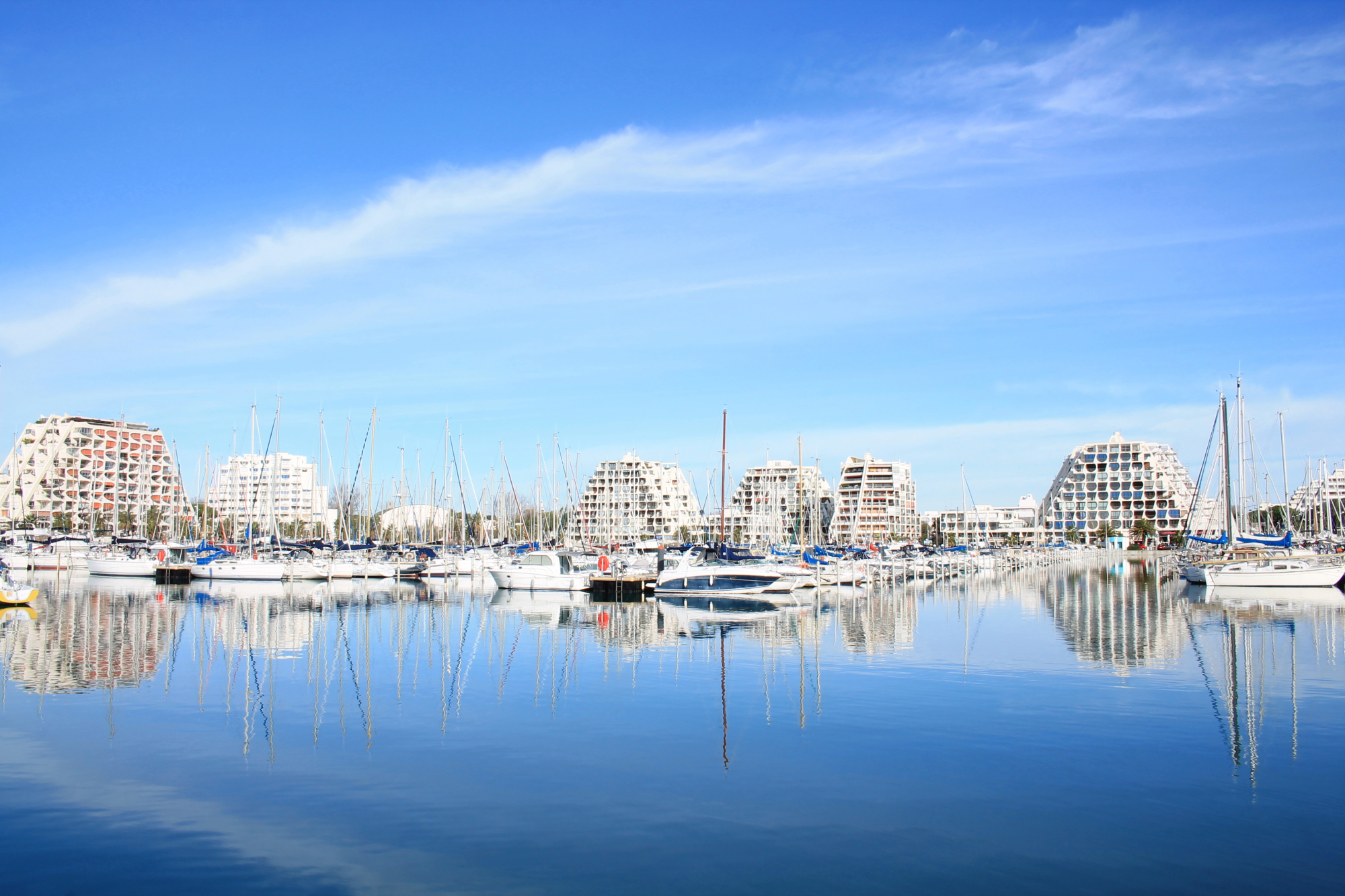 Vue sur un port