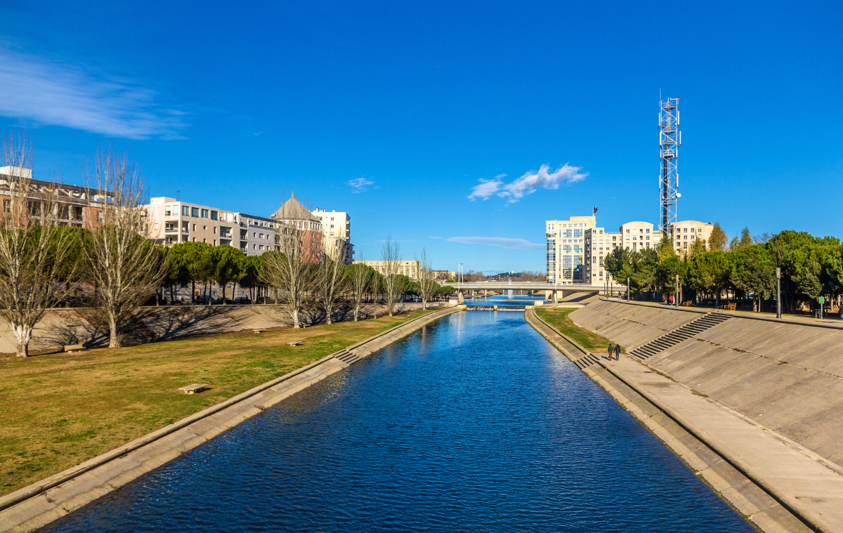 le PLU Intercommunal de montpellier – la rivière du Lez dans le quartier port marianne