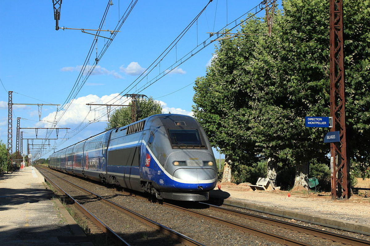 loi Pinel Baillargues – le train en gare de Baillargues