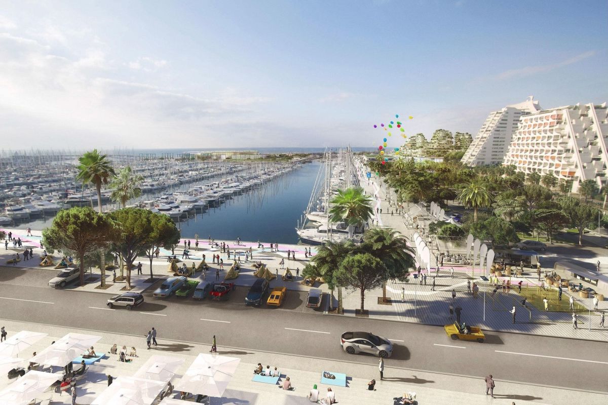 Les futurs quais La Grande Motte le projet ville-port à la grande motte – les quais du port de plaisance après