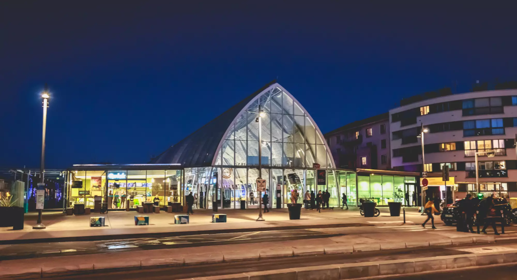 La gare St Roch à Montpellier