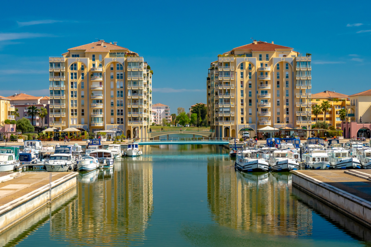 vivre à Lattes – le port de plaisance du quartier Port Ariane à Lattes