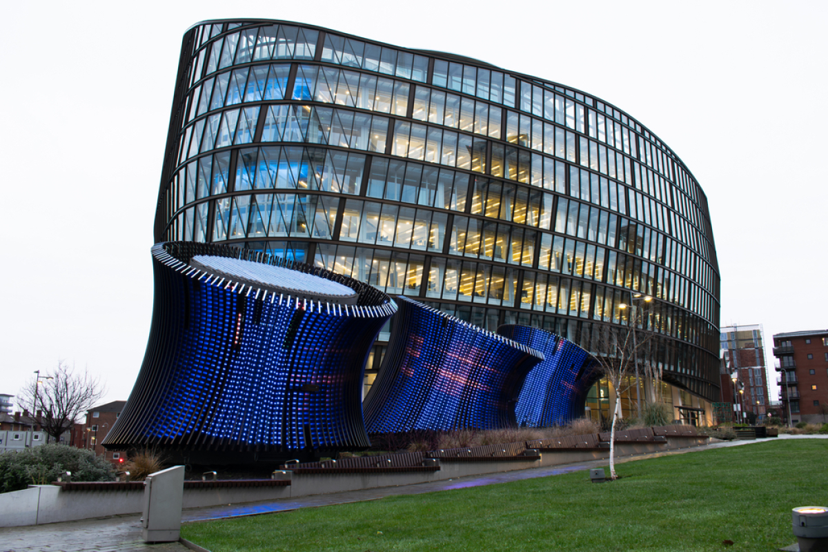 green building construction durable – le One Angel Square à Manchester