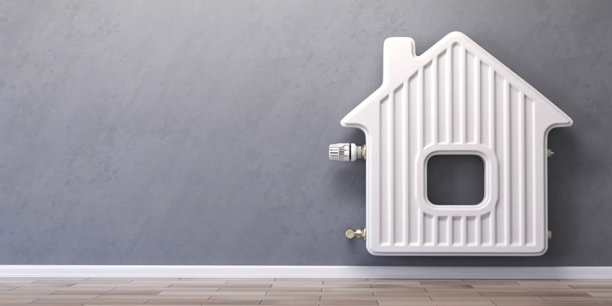 une petite maison a l’aspect d’un radiateur