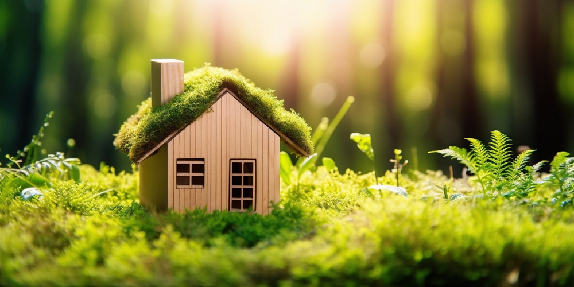 une petite maison dans l’herbe
