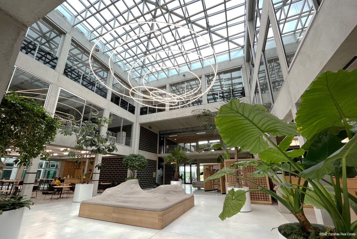 Une cinquantaine d’entreprises seront accueillies au sein de la Halle halle de l’innovation montpellier – hall d’entrée de la halle de l’innovation